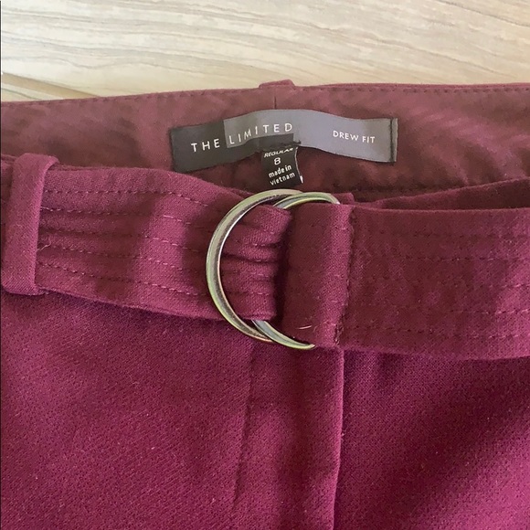 Maroon Drew Fit pants - Picture 3 of 4